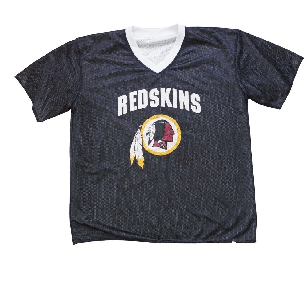 Sega Sports Official NFL Reversible Redskins Flag Jersey Black and White Size XL